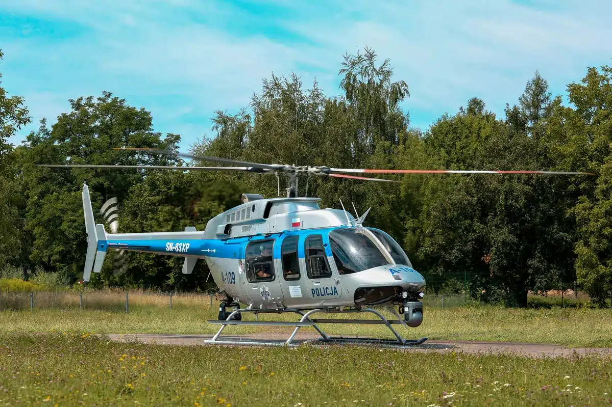 śmigłowiec Bell-407 GXi przeznaczony dla policjantów