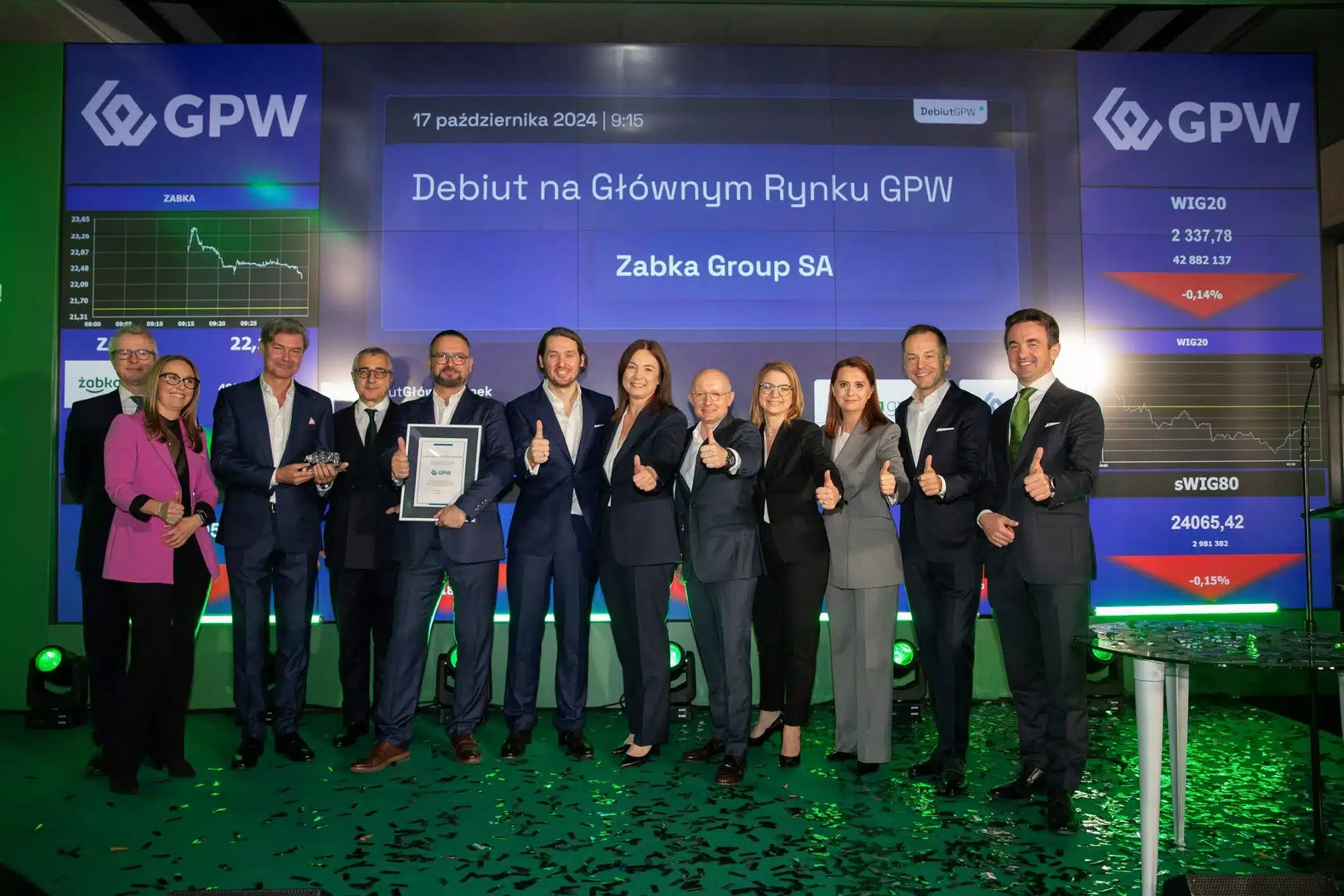 Grupa Żabka zadebiutowała na GPW_6