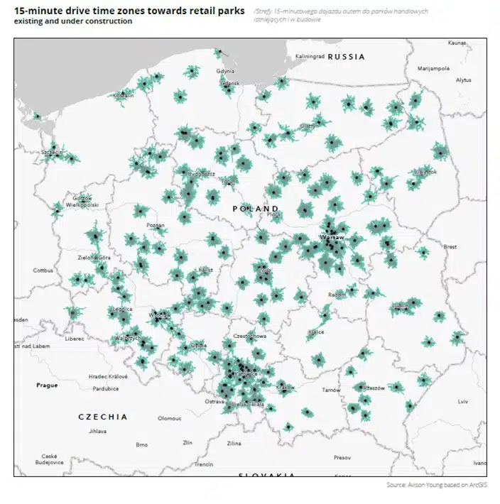 Rozwój oferty parków handlowych i obiektów typu convenience w małych miejscowościach