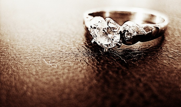 pierścień, diament, biżuteria,