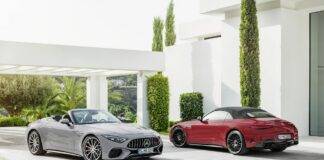 Mercedes-AMG SL group outdoor 2021 Mercedes-AMG SL group outdoor 2021