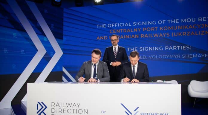 CPK i Koleje Ukraińskie podpisały porozumienie o współpracy