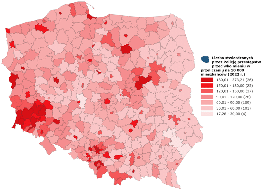 Najniebezpieczniejsze regiony w Polsce 2