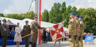 Wojska Obrony Cyberprzestrzeni z własnym sztandarem