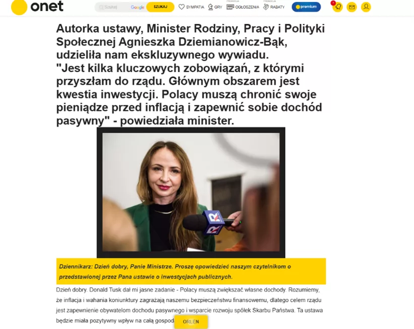 Fałszywe reklamy i spreparowane strony