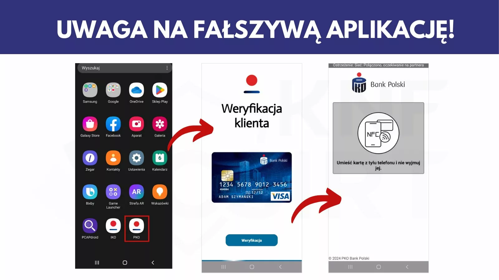 Uwaga na fałszywą aplikację PKO Bank Polski